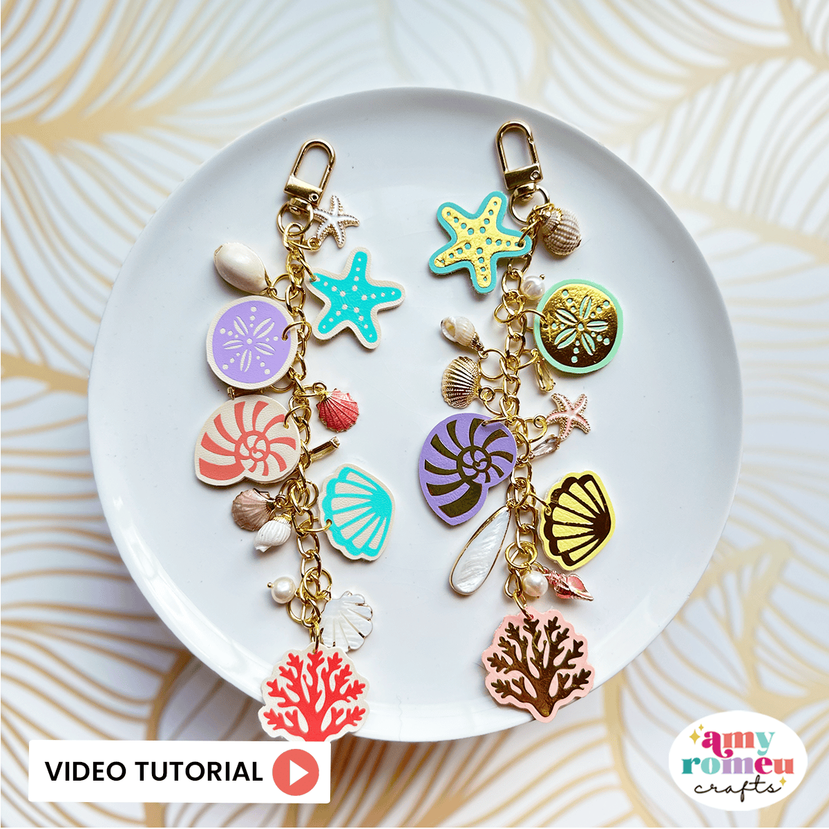 faux leather purse charms