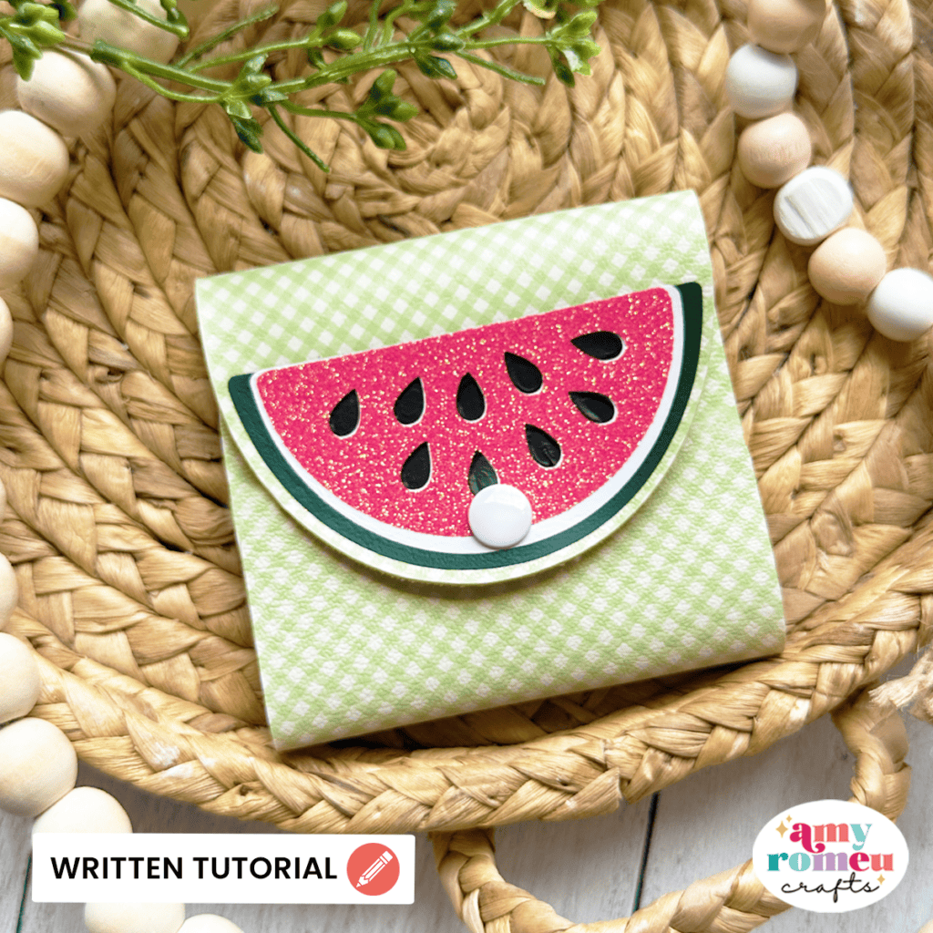 Spring Post-In Note Holder made with a Cricut