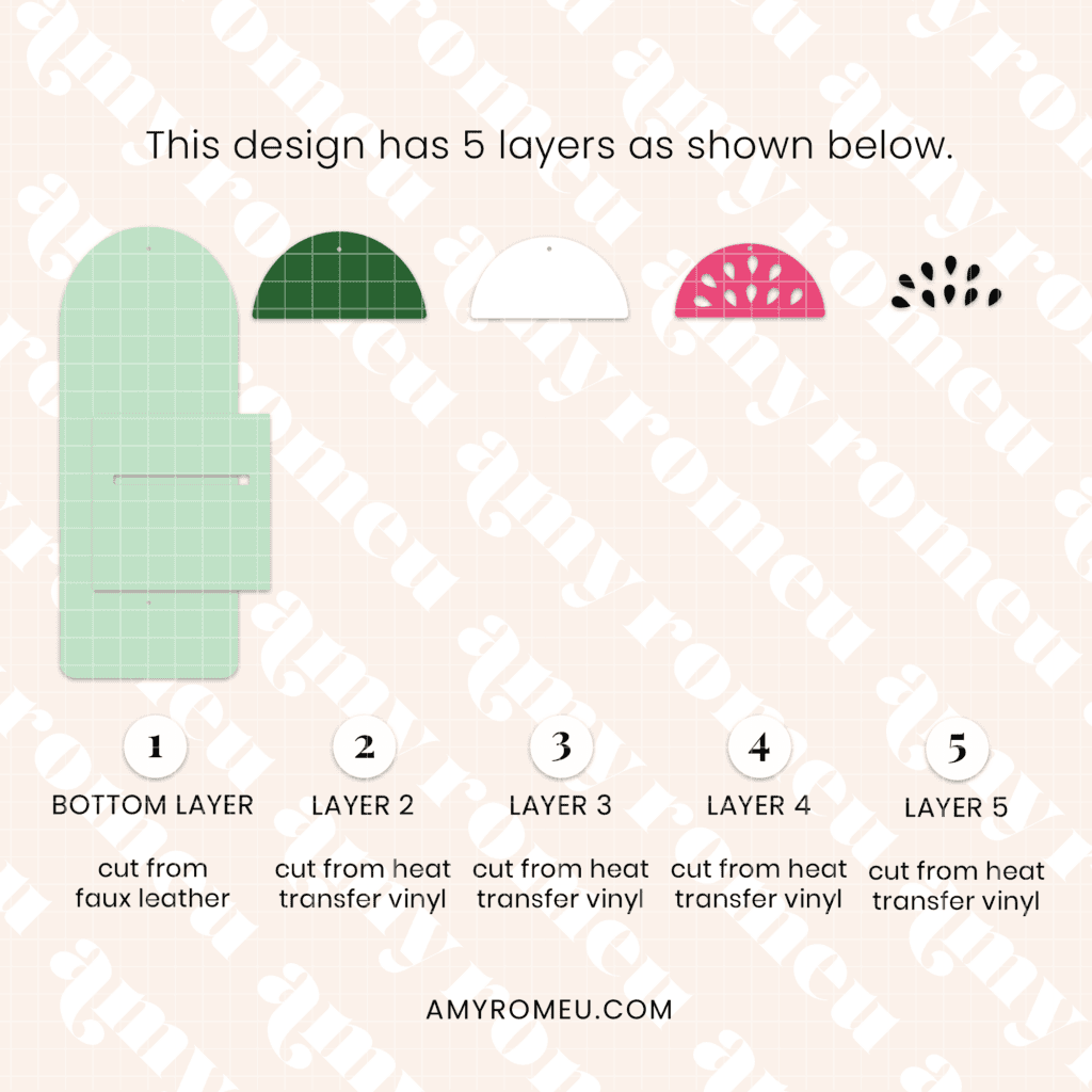 Spring Post-In Note Holder made with a Cricut