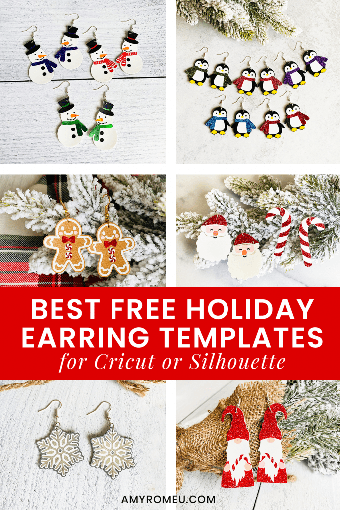 Download Best Holiday Earring Svg Files Amy Romeu SVG, PNG, EPS, DXF File