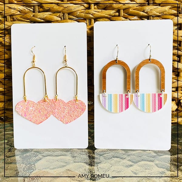 DIY Trendy Arch Connector Earrings - Amy Romeu