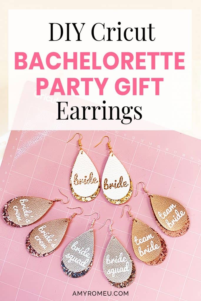 DIY Bachelorette Party Gift Earrings - Amy Romeu