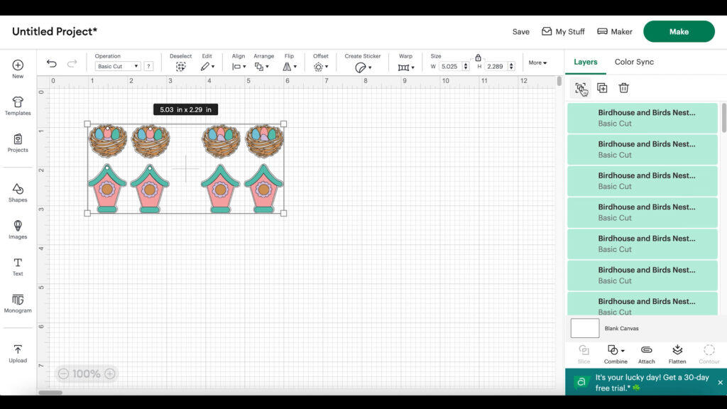 DIY Cricut Faux Leather Bird's Nest & Bird House Earrings Tutorial