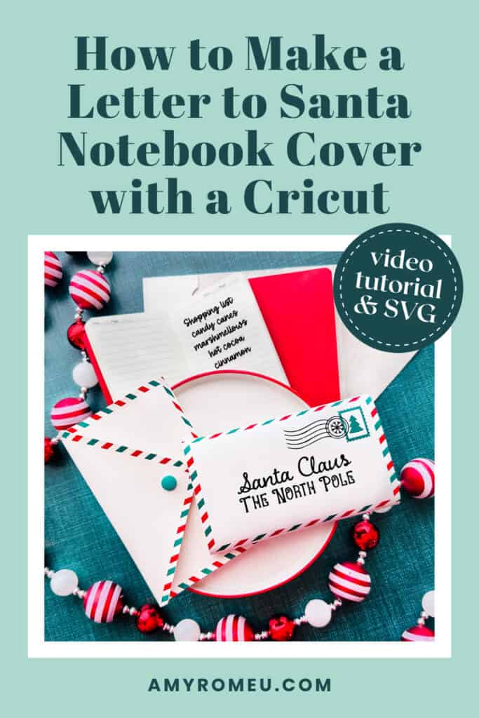 letter to santa notebook cover