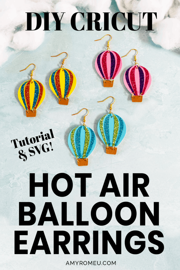 hot air balloon earrings