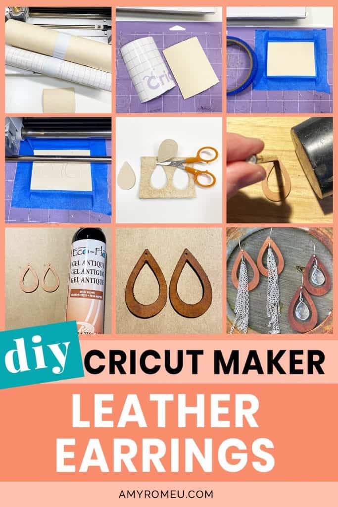 How to Make Leather Earrings with a Cricut Maker – Mary Martha Mama