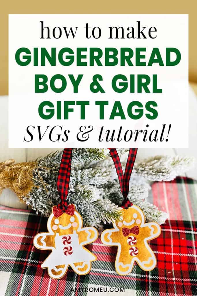 gingerbread name tag office