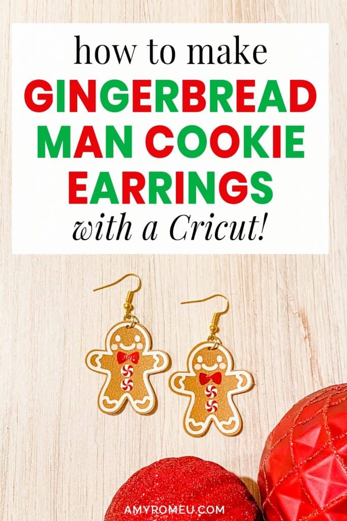 DIY Gingerbread Man Cookie Earrings