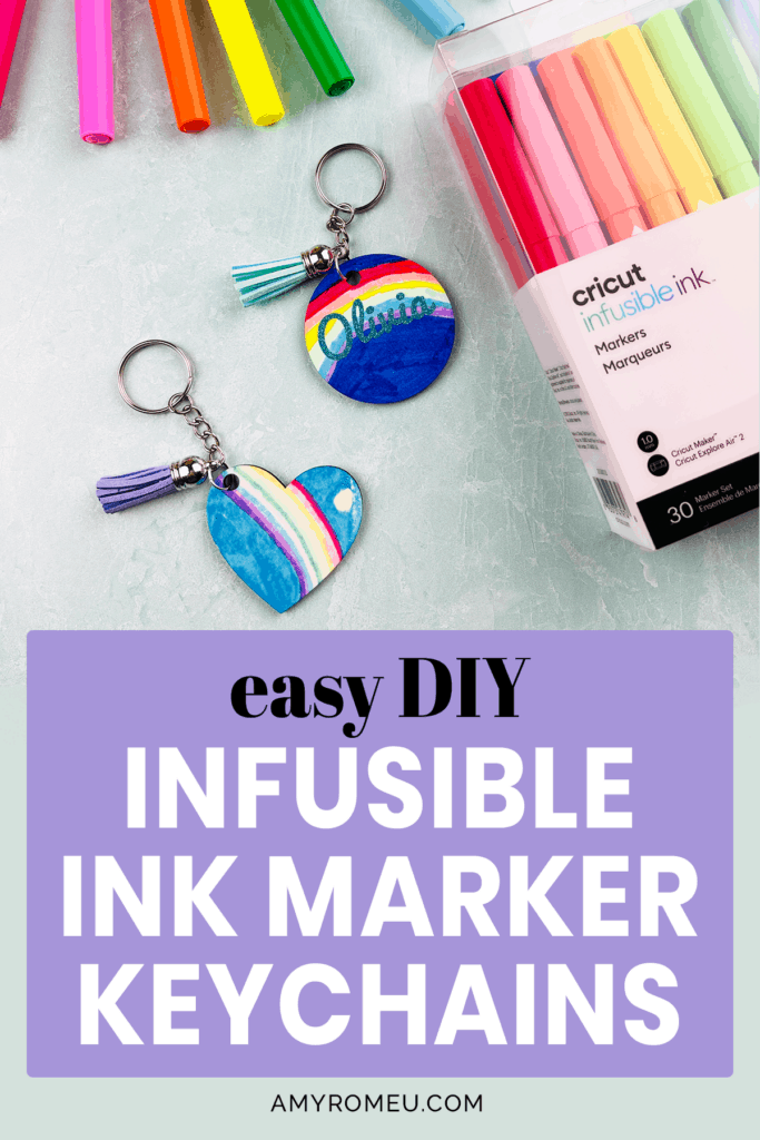 Cricut Infusible Ink Markers and DIY Keychains