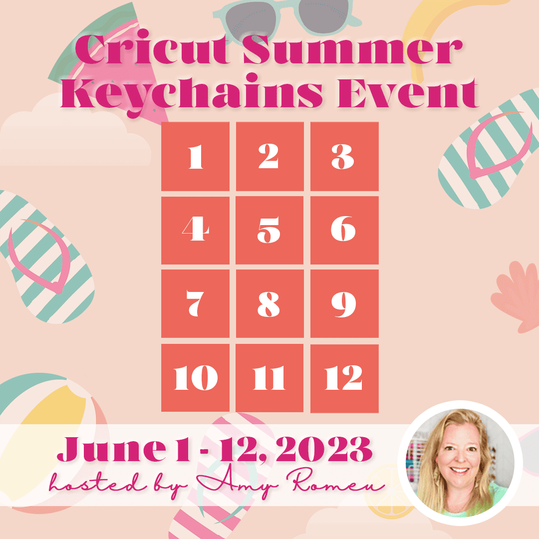 Cricut Summer Keychains Event