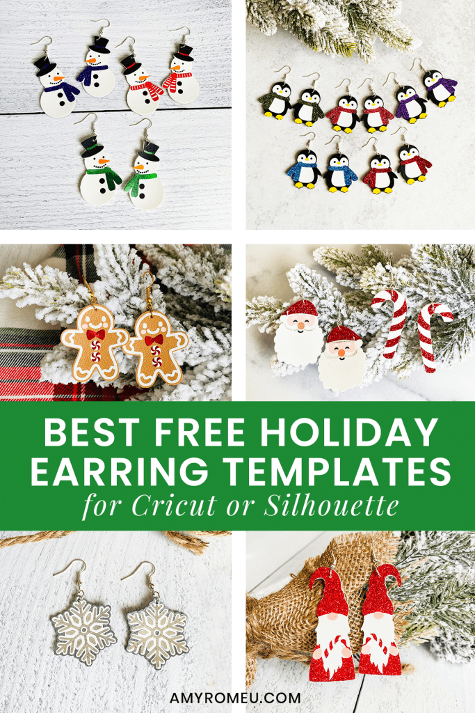 Download Best Holiday Earring Svg Files Amy Romeu SVG, PNG, EPS, DXF File