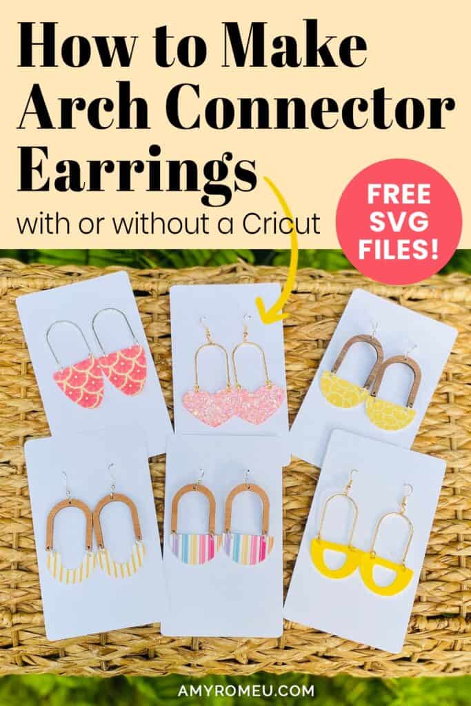 trendy arch connector earrings