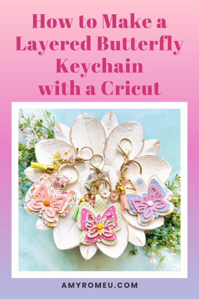 Layered Faux Leather Butterfly Earrings made with a Cricut