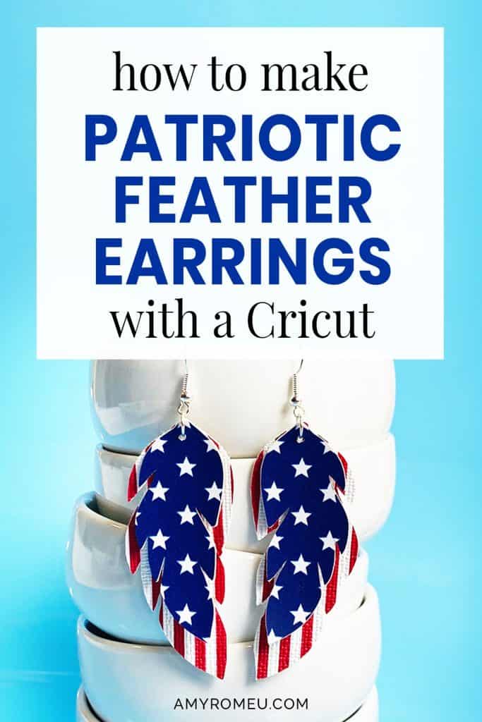 Patriotic deals leather earrings