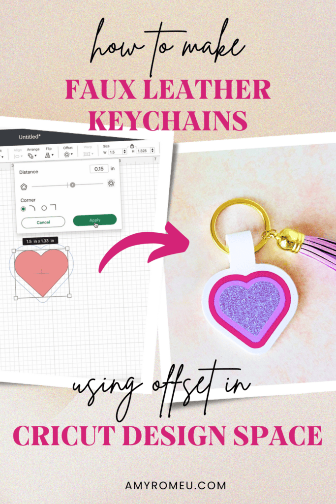 How to Make Faux Leather Keychains in Cricut Design Space