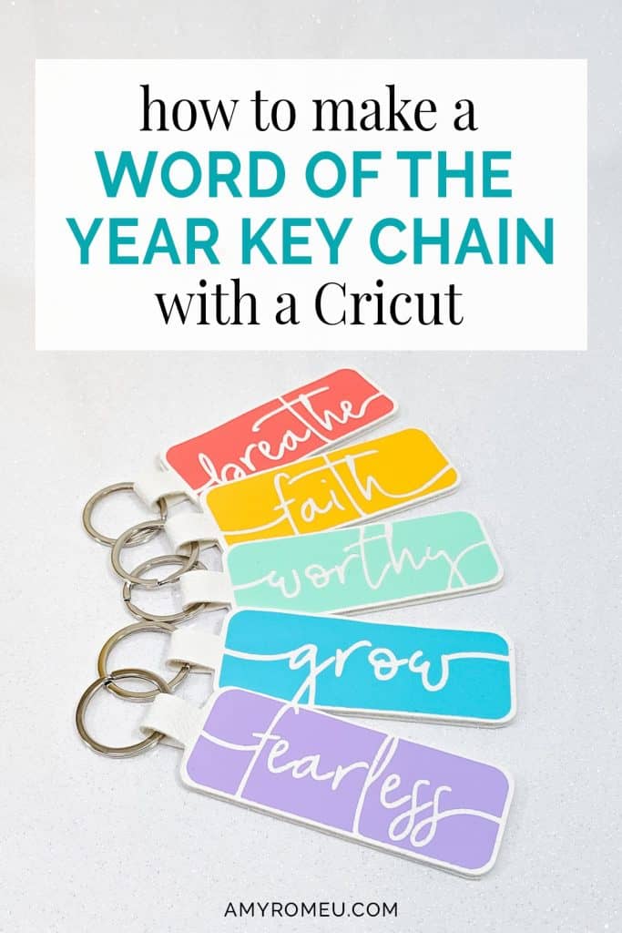 Download Diy Cricut Word Of The Year Keychain Amy Romeu