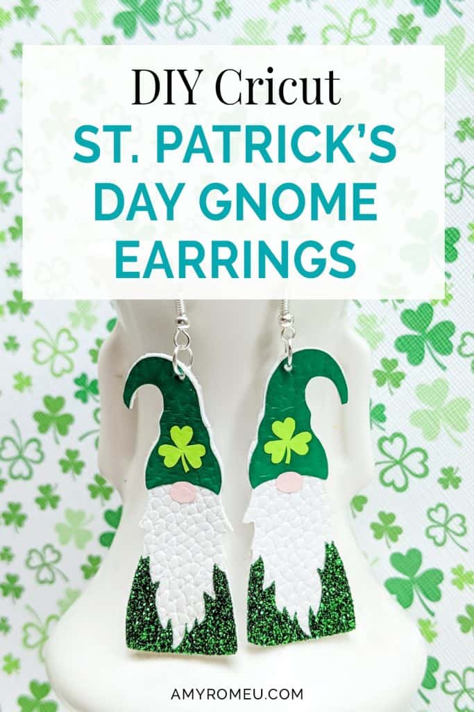 How to Make St. Patrick's Day Gnome DIY Earrings - Amy Romeu