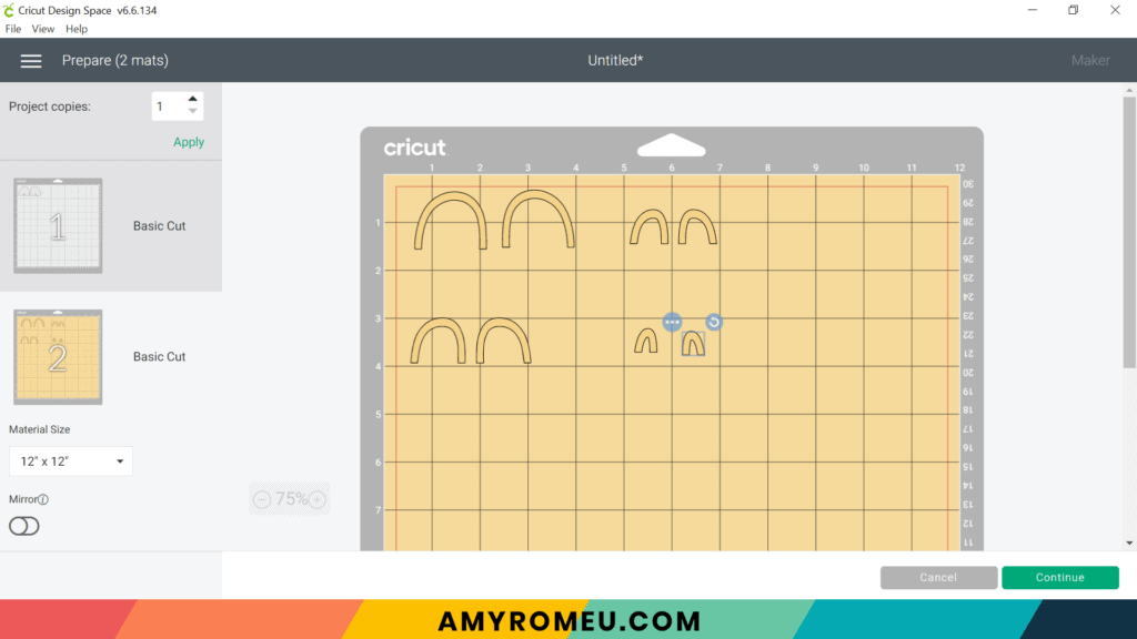 using color sync in Cricut Design Space