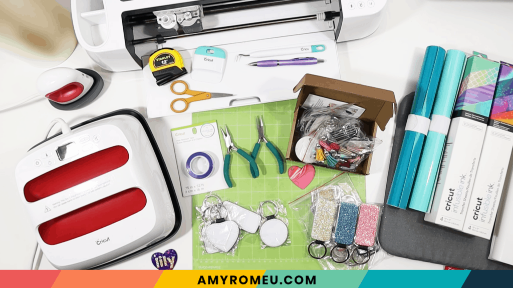 How to Use Cricut Infusible Ink Markers to Make A Keychain - Amy Romeu