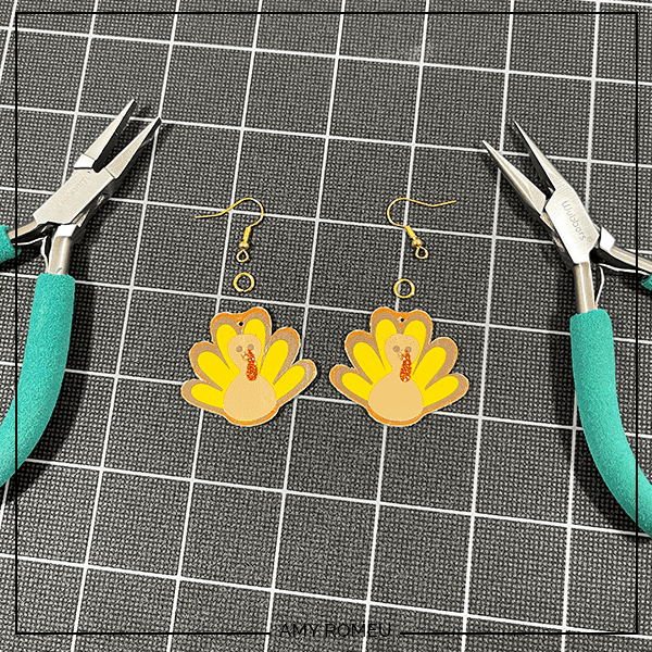 attaching earring hooks to turkey earrings