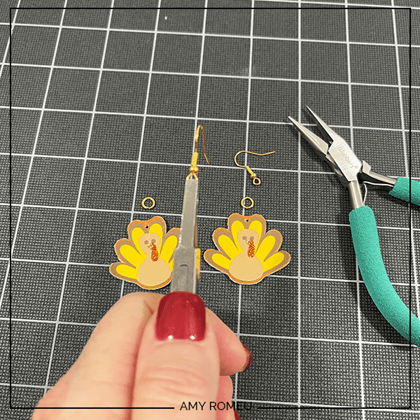 attaching earring hooks to turkey earrings