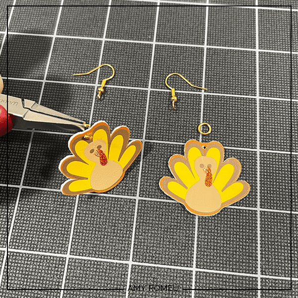 attaching earring hooks to turkey earrings