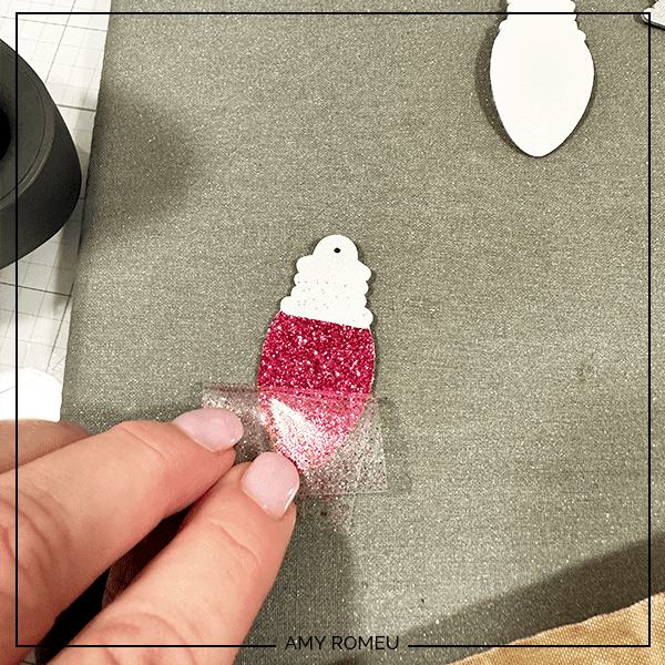 removing cover sheet from glitter heat transfer vinyl