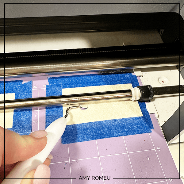 cutting faux leather with a Cricut