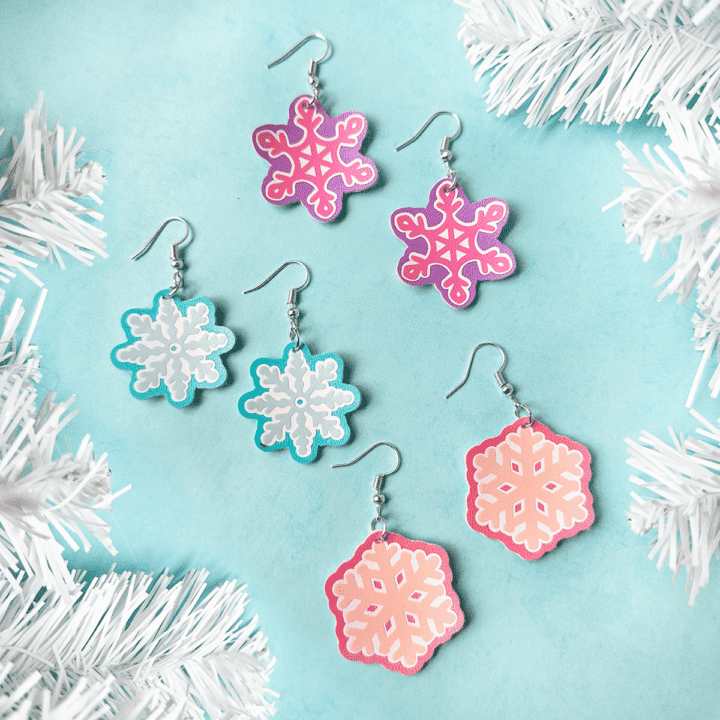 Zia Snowflake Earrings 1.5