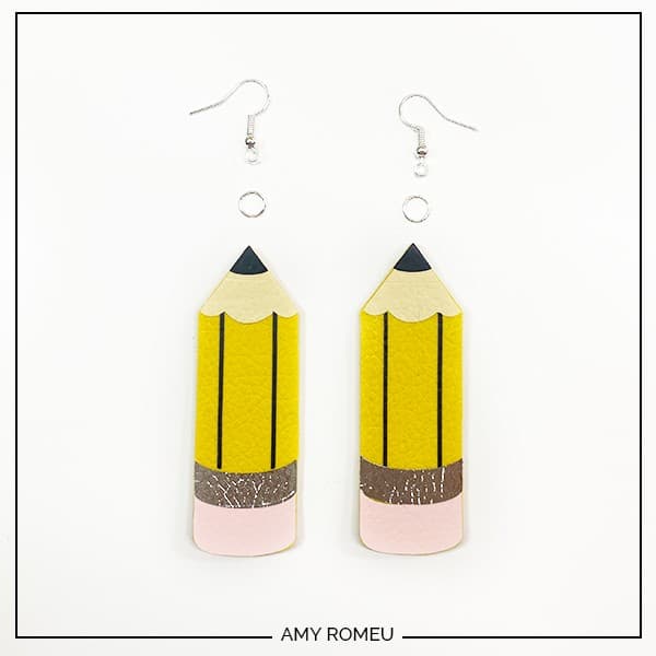 Download Diy Cricut Teacher Pencil Earrings Amy Romeu