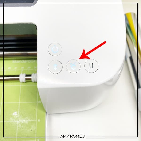 flashing C button on Cricut Maker