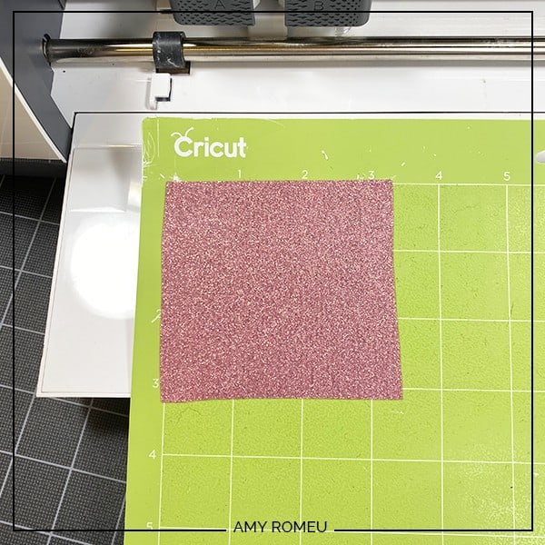 how to cut glitter vinyl with a cricut