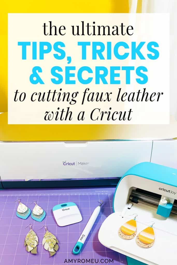 Best Tips, Tricks & Secrets to Cutting Faux Leather with a Cricut