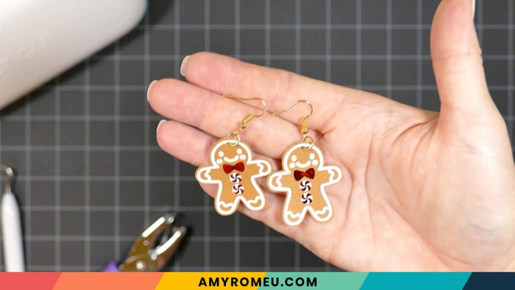 gingerbread man earrings amy romeu