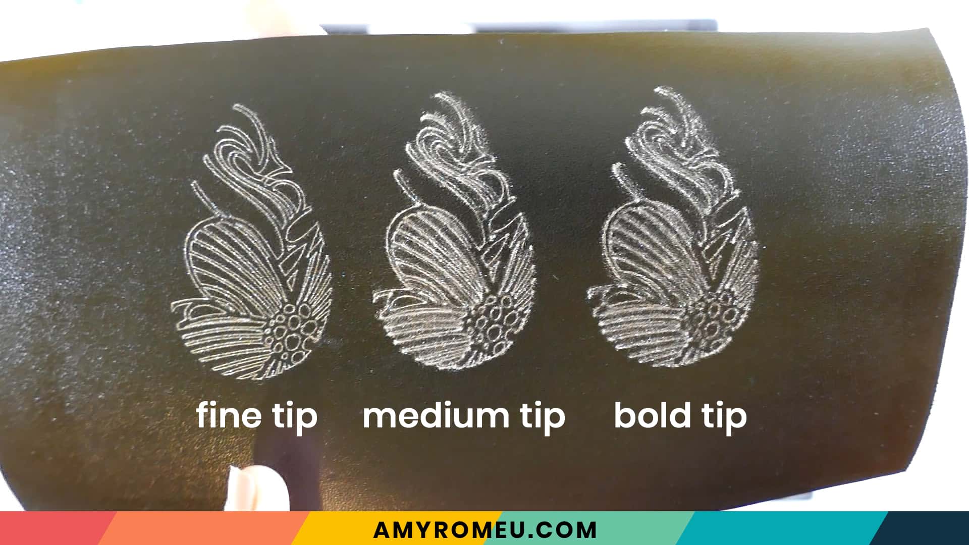 Foiled Faux Leather Teardrop Earrings with the Cricut Foil Transfer Kit