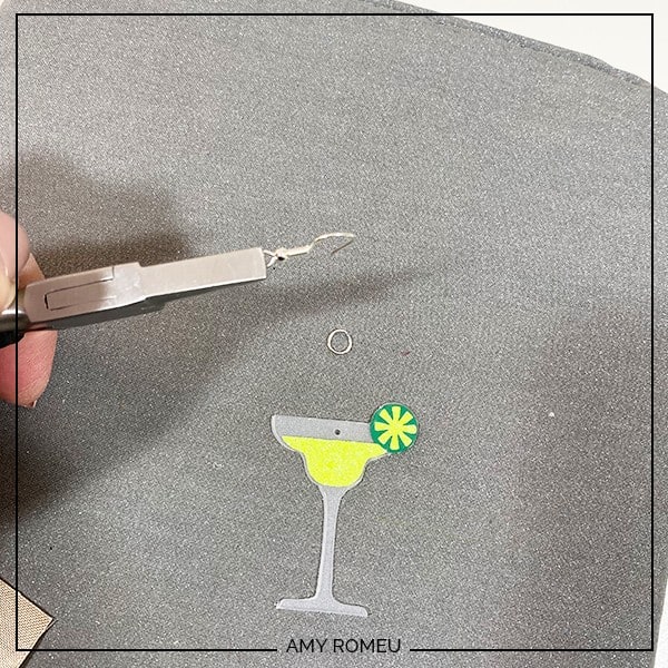 attaching earring hooks to margarita earrings