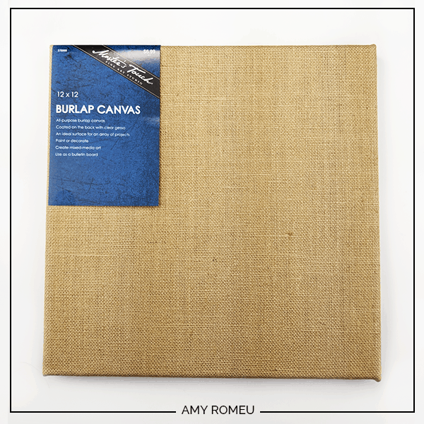 burlap canvas for crafting