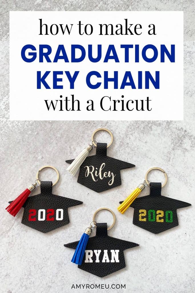 Download Graduation Keychain Cricut Diy Amy Romeu