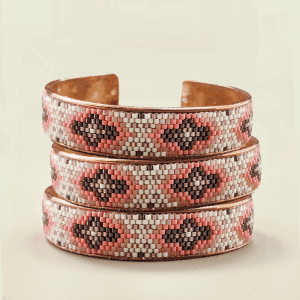 peyote stitch cuff bracelet tutorial
