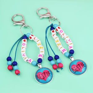 best friend backpack keychains
