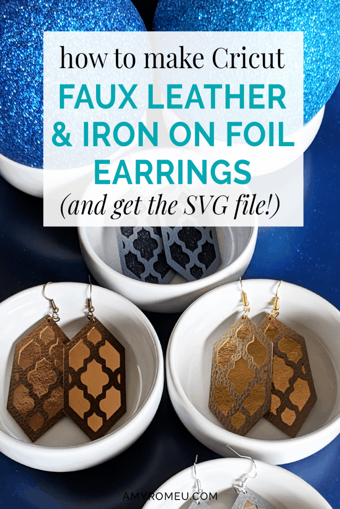 Make Faux Leather Claw Hair Clips with a Cricut - Amy Romeu