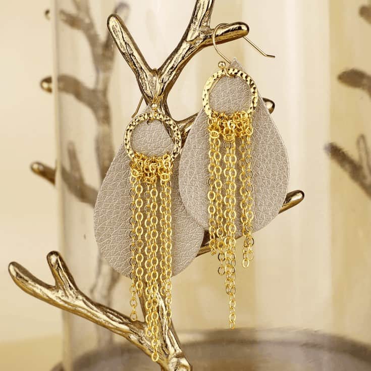 How to Make Holes in Faux Leather Earrings Amy Romeu