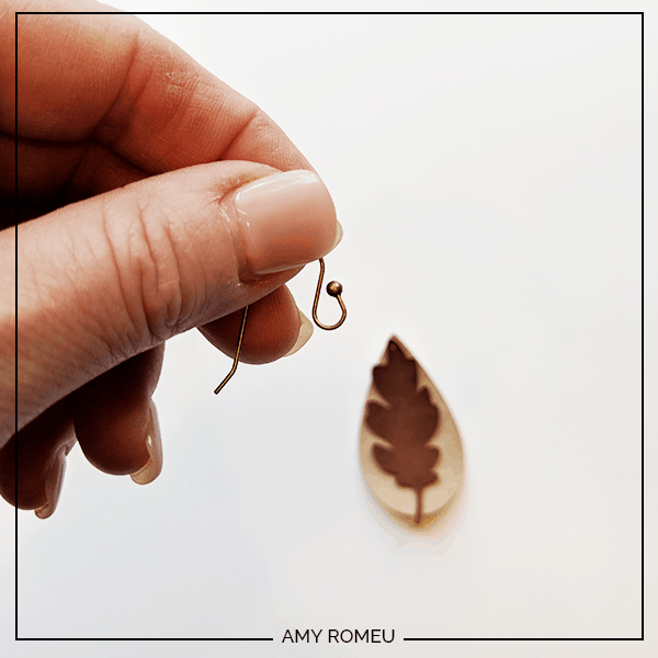 How To Make Faux Suede Fall Leaf Earrings With Your Cricut - Amy Romeu