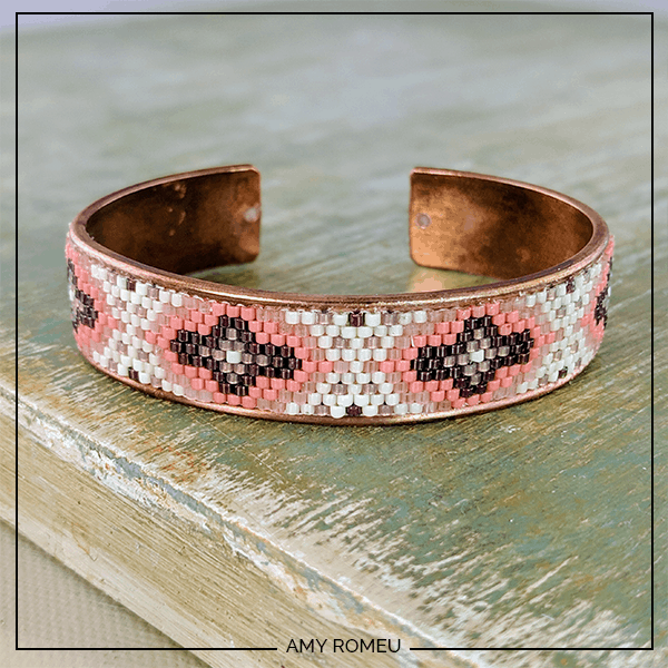 Peyote Stitch Beaded Buckle Bracelet Tutorial