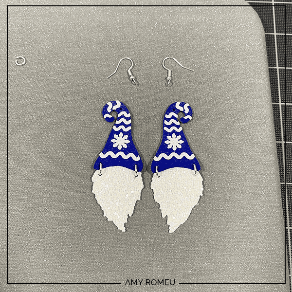 attaching earring hooks to gnome earrings