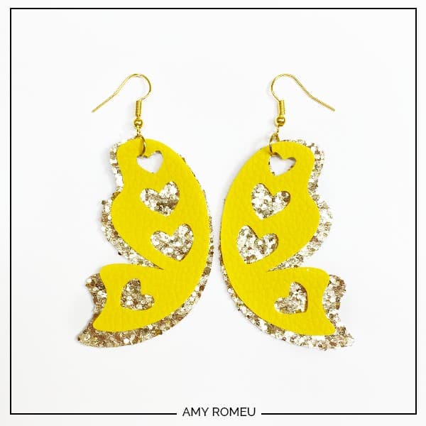 How to Make DIY Cricut Butterfly Wing Earrings