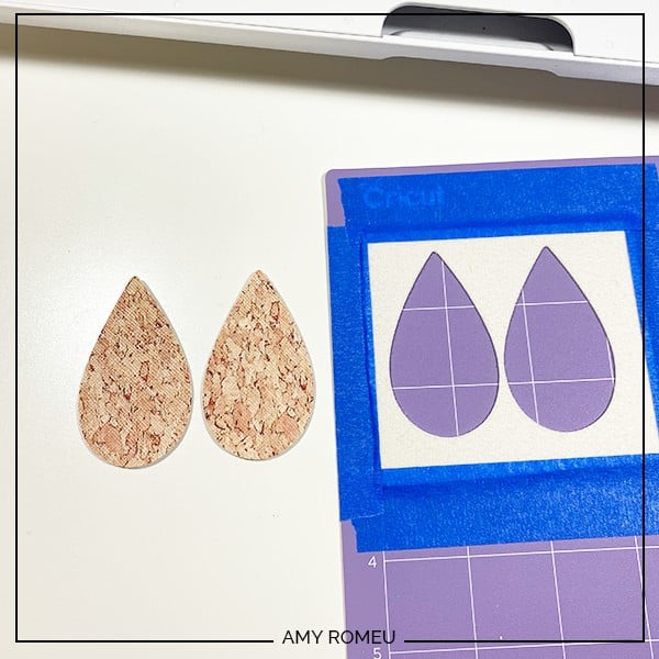 How to Make Holes in Faux Leather Earrings - Amy Romeu