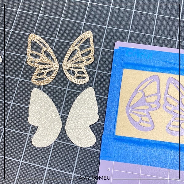 Download Diy Cricut Faux Leather Butterfly Earrings Amy Romeu PSD Mockup Templates