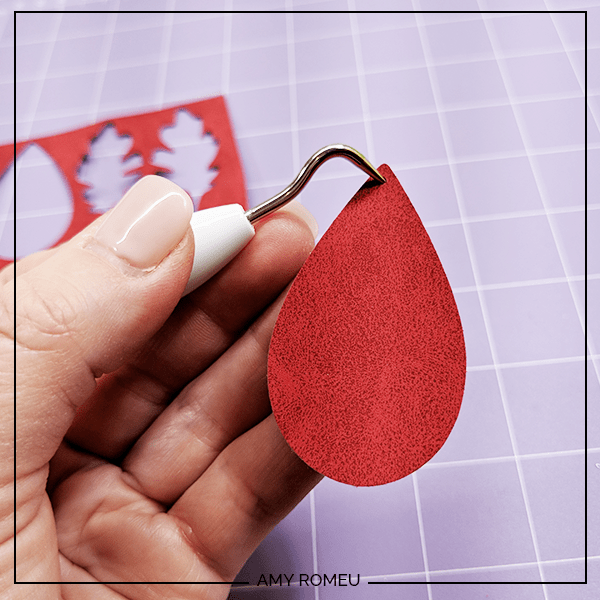 How To Make Faux Suede Fall Leaf Earrings With Your Cricut - Amy Romeu